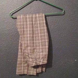 Plaid trousers